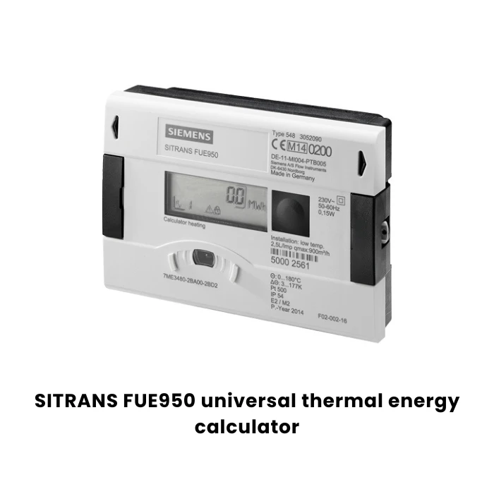 Energy calculator SITRANS FUE950 energy calculator