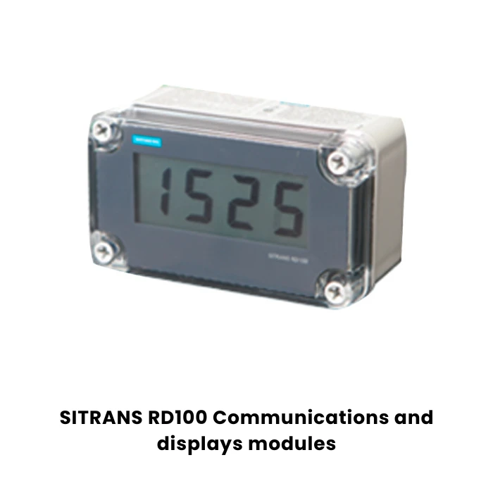 SITRANS RD100 Communications and displays