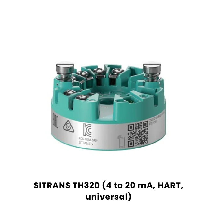 Compact and head-mounted transmitters SITRANS TH320 (4 to 20 mA, HART, universal)