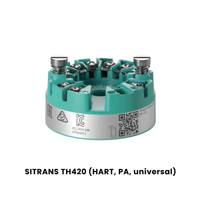 Compact and head-mounted transmitters SITRANS TH420 (HART, PA, universal)