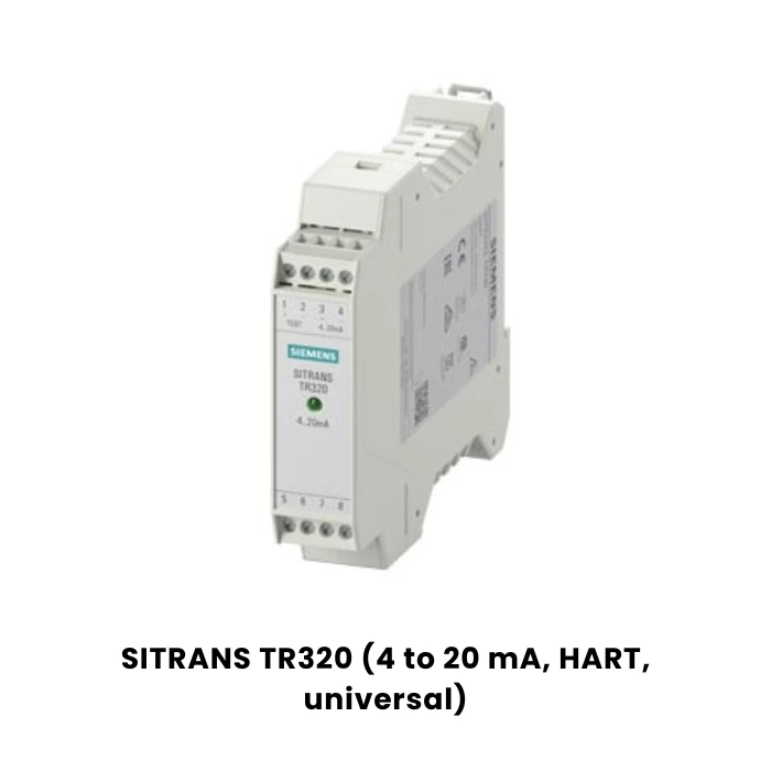Rail transmitters SITRANS TR320 (4 to 20 mA, HART, universal)